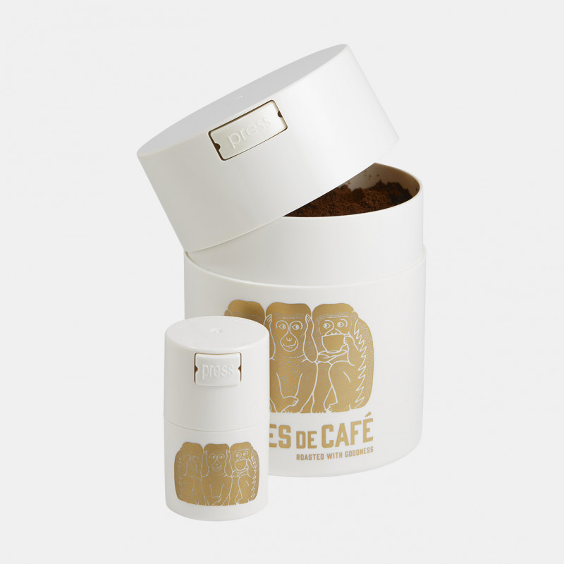 Boîte à café vide hermétique petit modèle